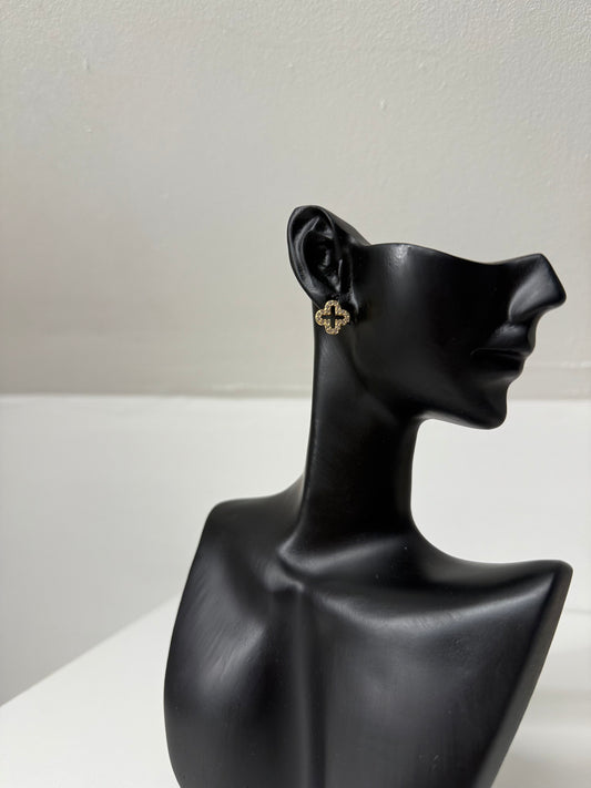 Boucle d’oreille trèfle